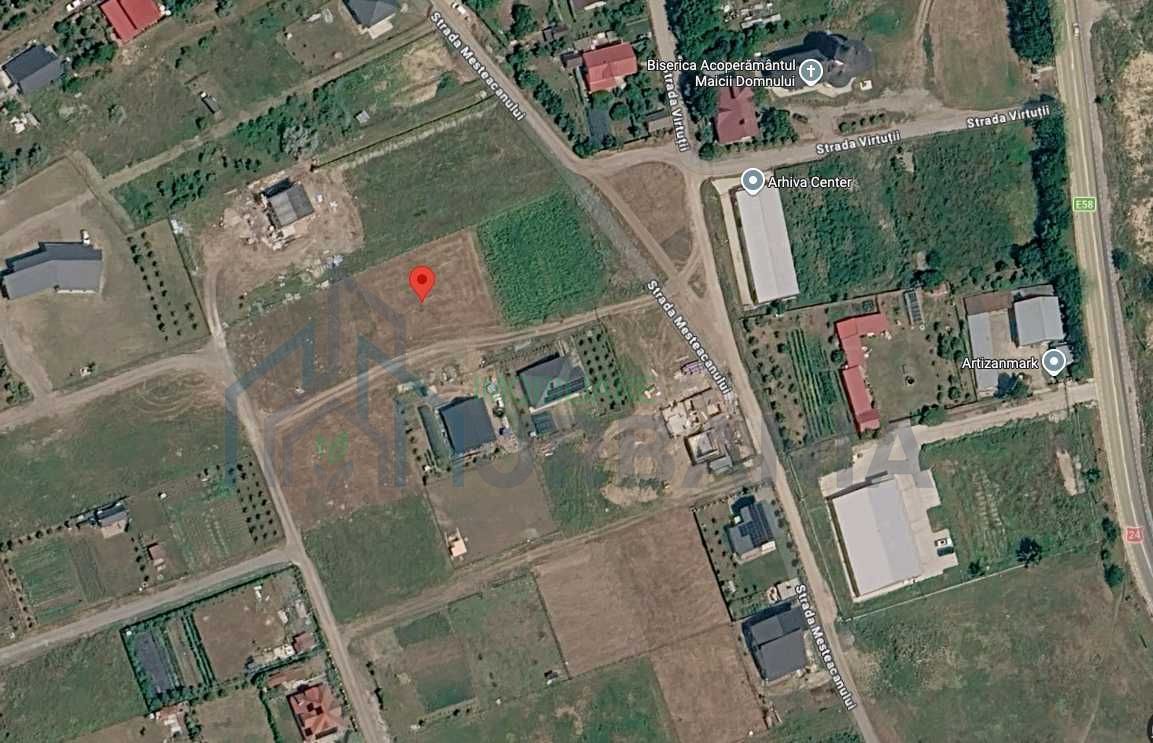 Teren intravilan 1.082 mp în Vânători, comuna Popricani, județul Iași – zonă rezidențială nouă, potențial de investiție - Poză 2