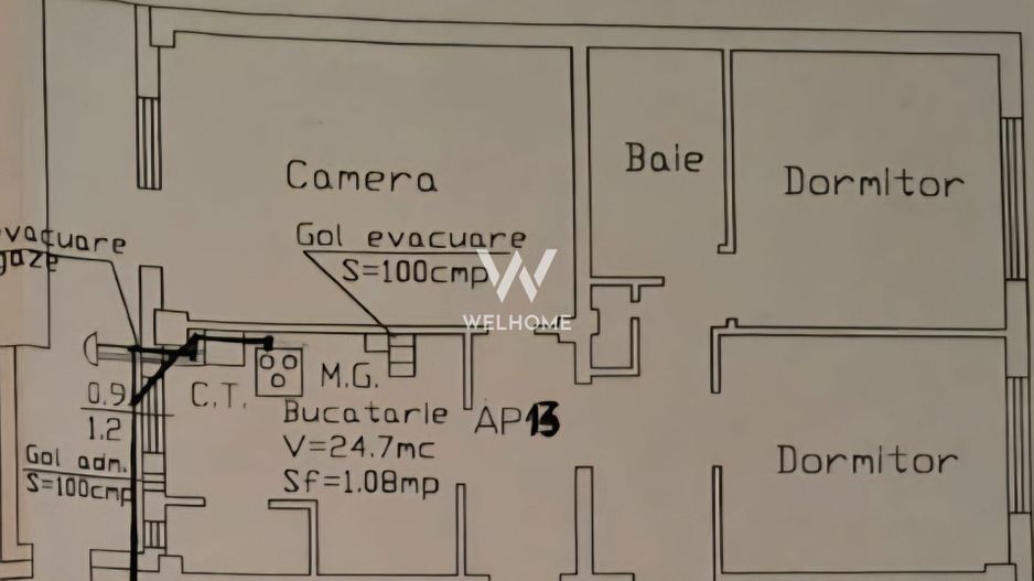 Apartament 3 camere decomandat Siretului- Sibiu - Poză 8