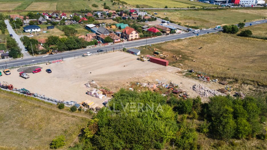 Teren intravilan 7160mp - front 90mp la DN1C - Rascruci - Bontida - Poză 2