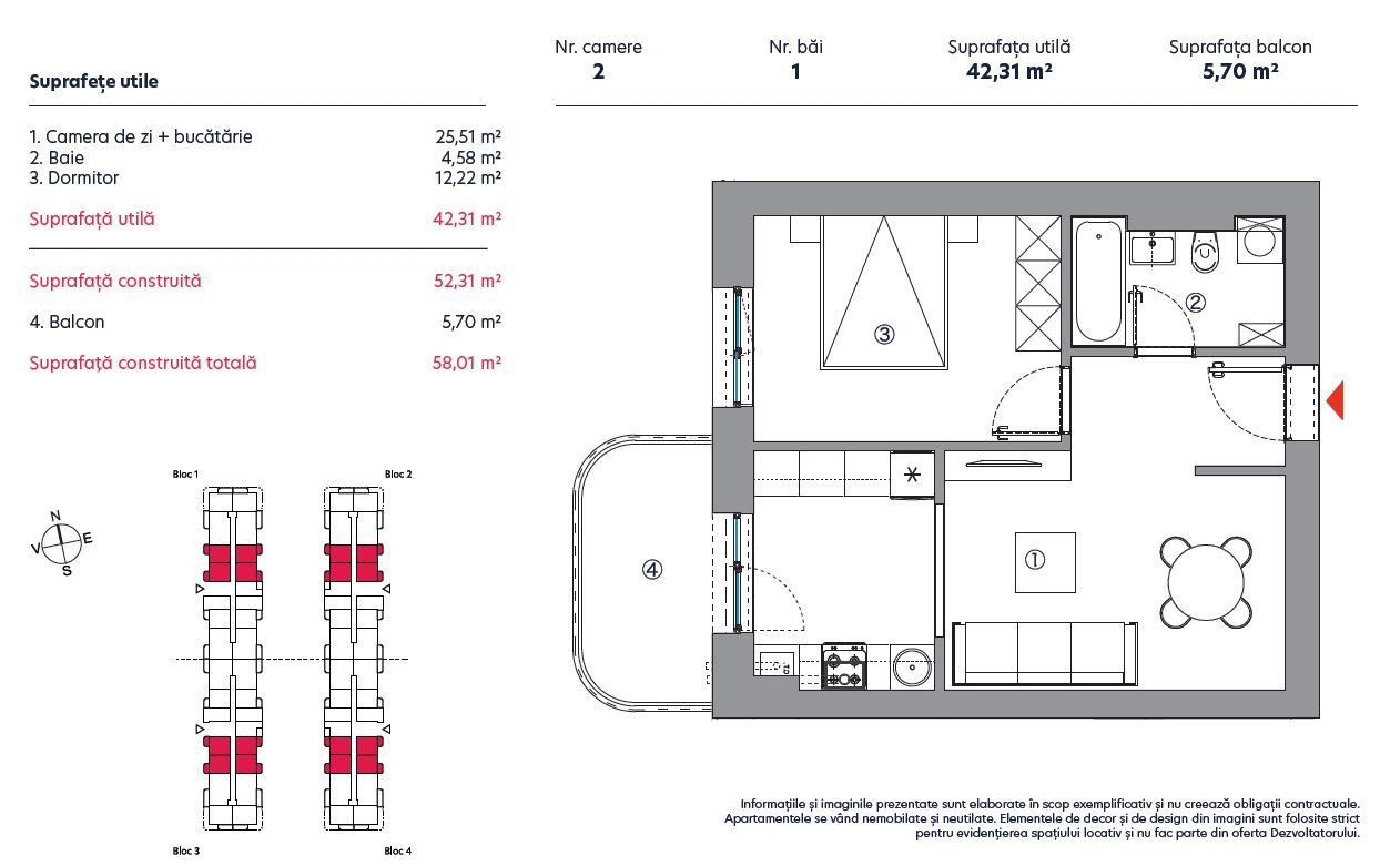 APARTAMENT 2 CAMERE | PROIECT NOU | METROU ANGHEL SALIGNY - Poză 10