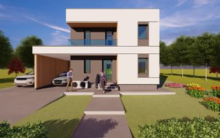 CASA INDIVIDUALA DE VANZARE SOPOR 800MP CURTE - Poză 1