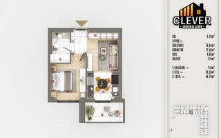 2 Camere Bloc Premium-Theodor Pallady-Direct Dezvoltator - Poză 1