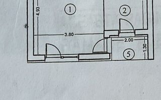 Garsonieră decomandată 39 mp | bloc 2016 | 700m Metrou Crângași - Schiță 5