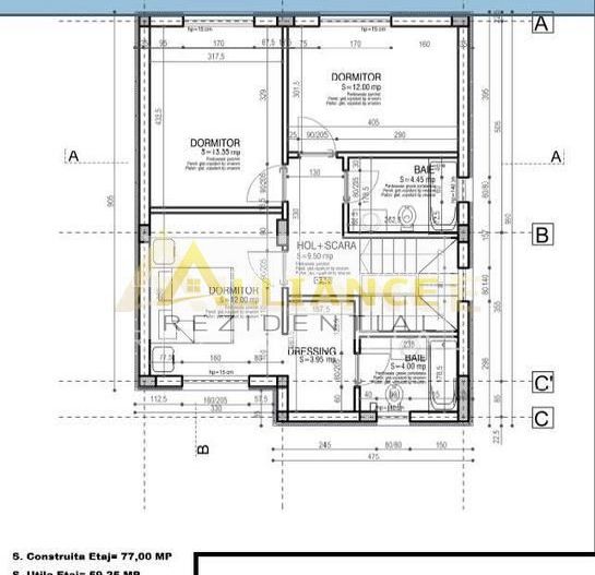 Casa individuala P+1E || 5 camere 3 bai || teren 227mp || Popesti Leordeni - Poză 11