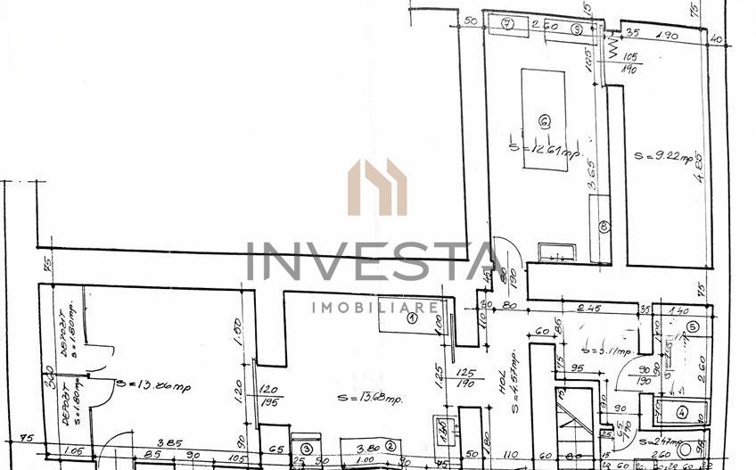 Casa cu 4 camere de inchiriat cu 2 locuri de parcare, zona 7 Strazi - Schiță 16