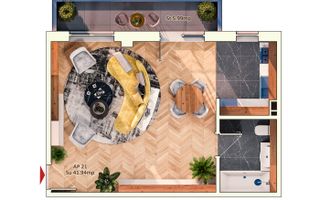 Apartament cu 1 camera, zona Piata Marasti! - Poză 1