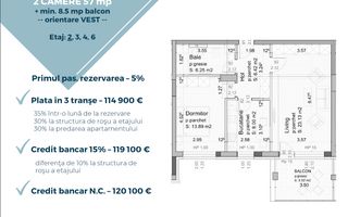 2 Camere | Studio | 0% Comision | Tractorul | 2026-2027 - Poză 16