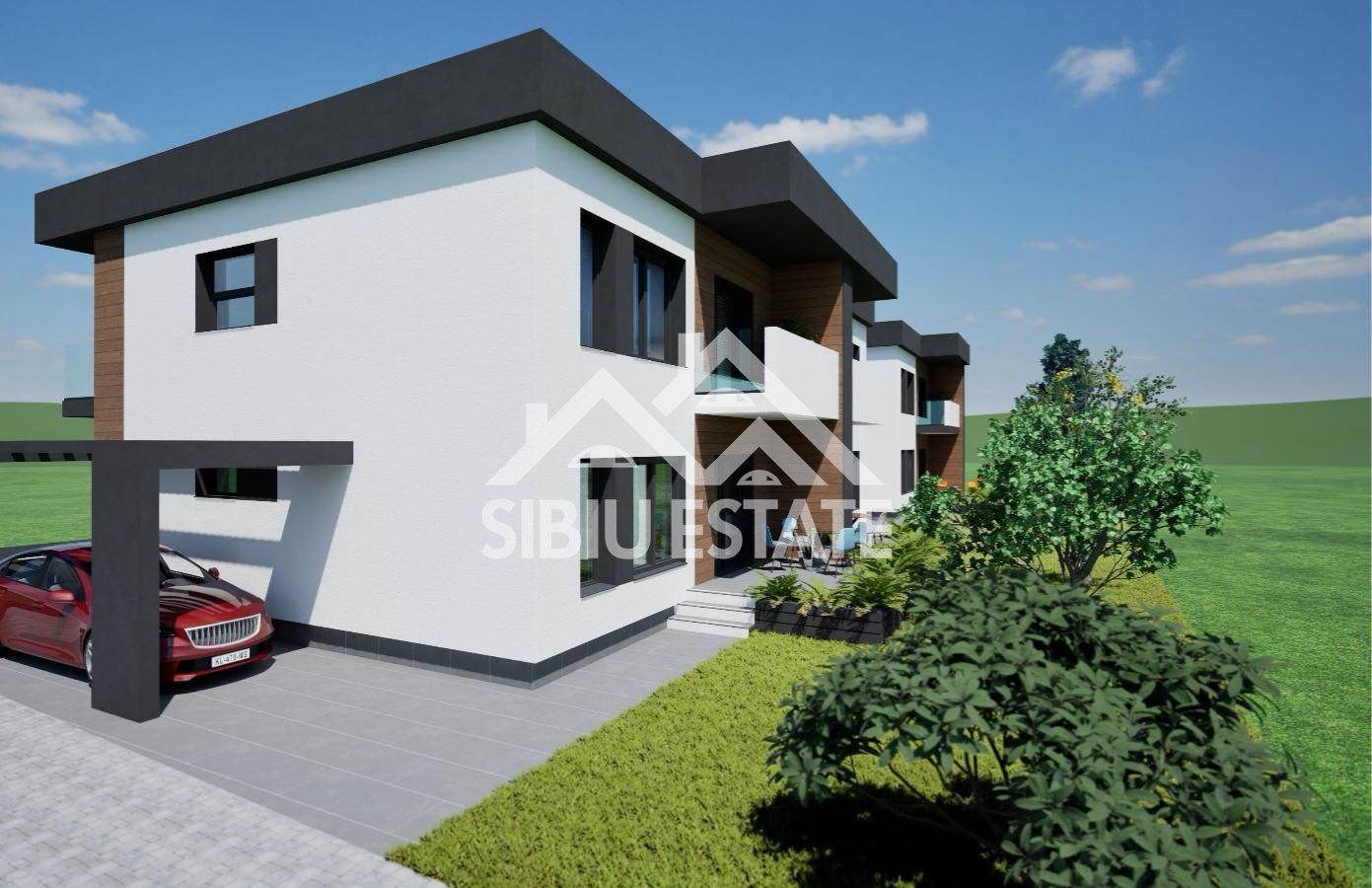 Casa nou 4 camere 129 mp utili Teren 250 mp zona buna Selimbar - Poză 4