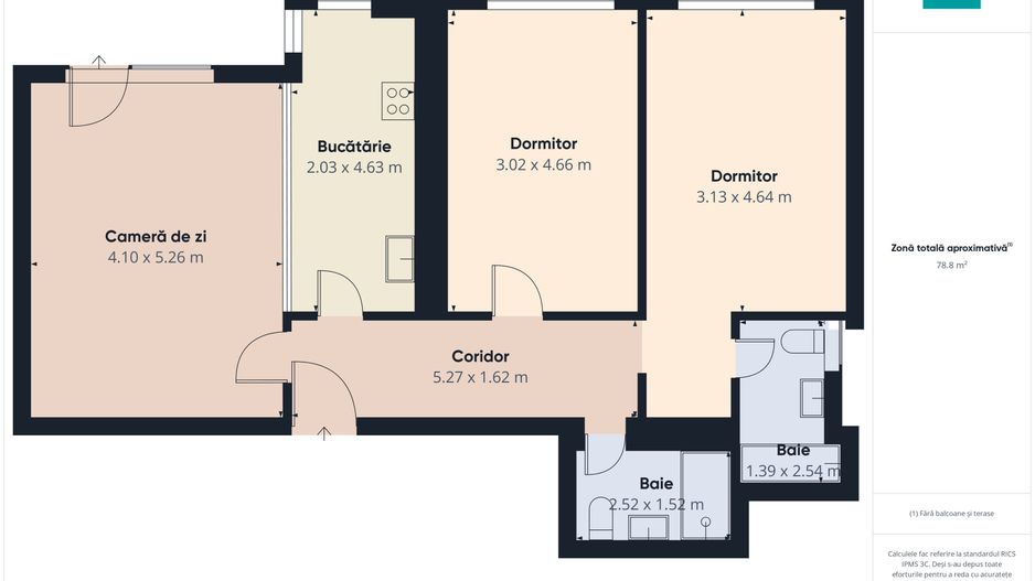 Nusco City1- apartement de lux-3 camere parter - Poză 5