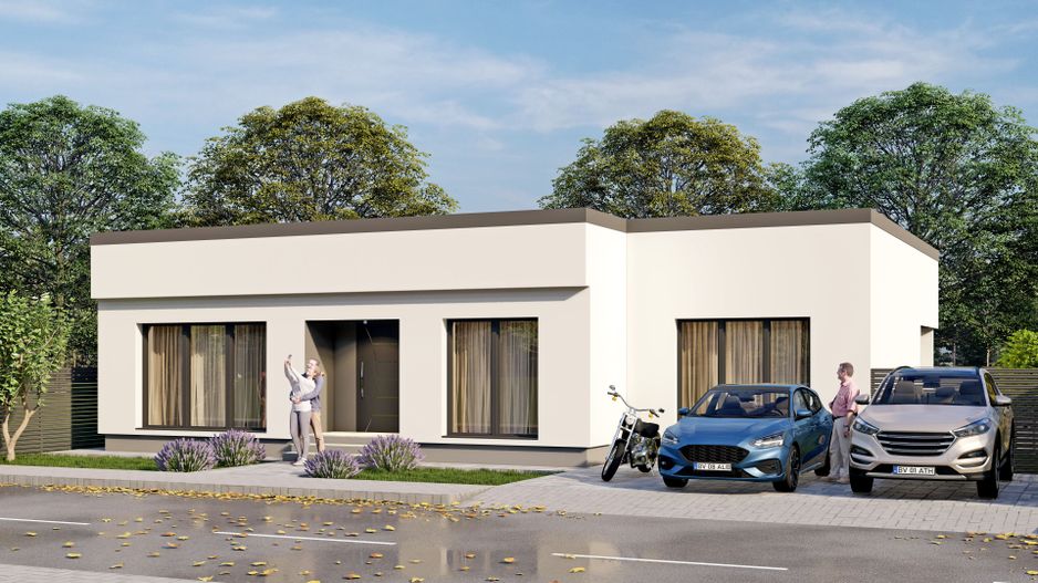 Casa individuala din caramida 4 camere Cartier Izvor Tarlungeni Brasov - Poză 10