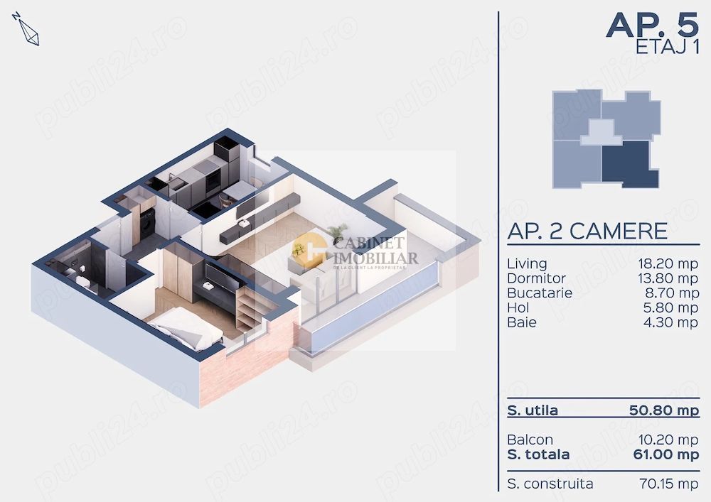 2 Cam | 1/4 | 61mp | Decomandat - Poză 2