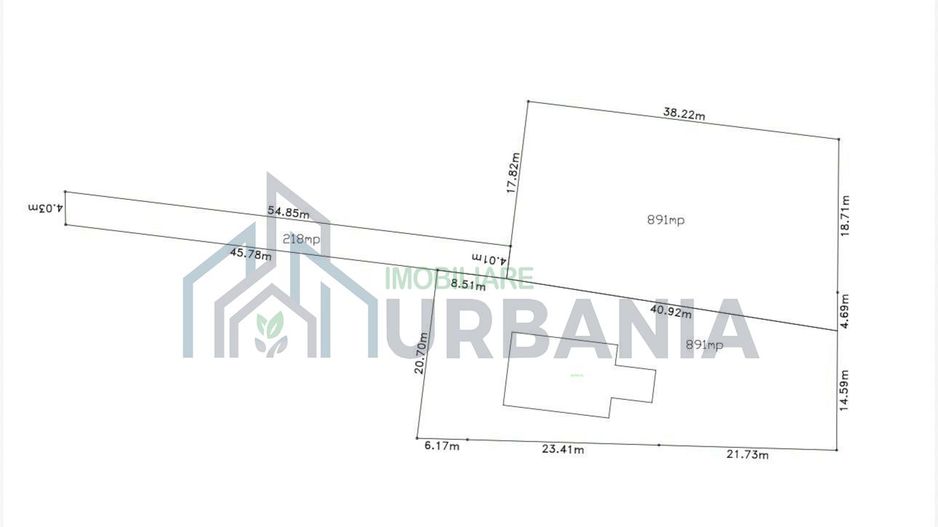 Teren intravilan 1000 mp, Manastirea Cetatuia, Hlincea, Iasi - Poză 1