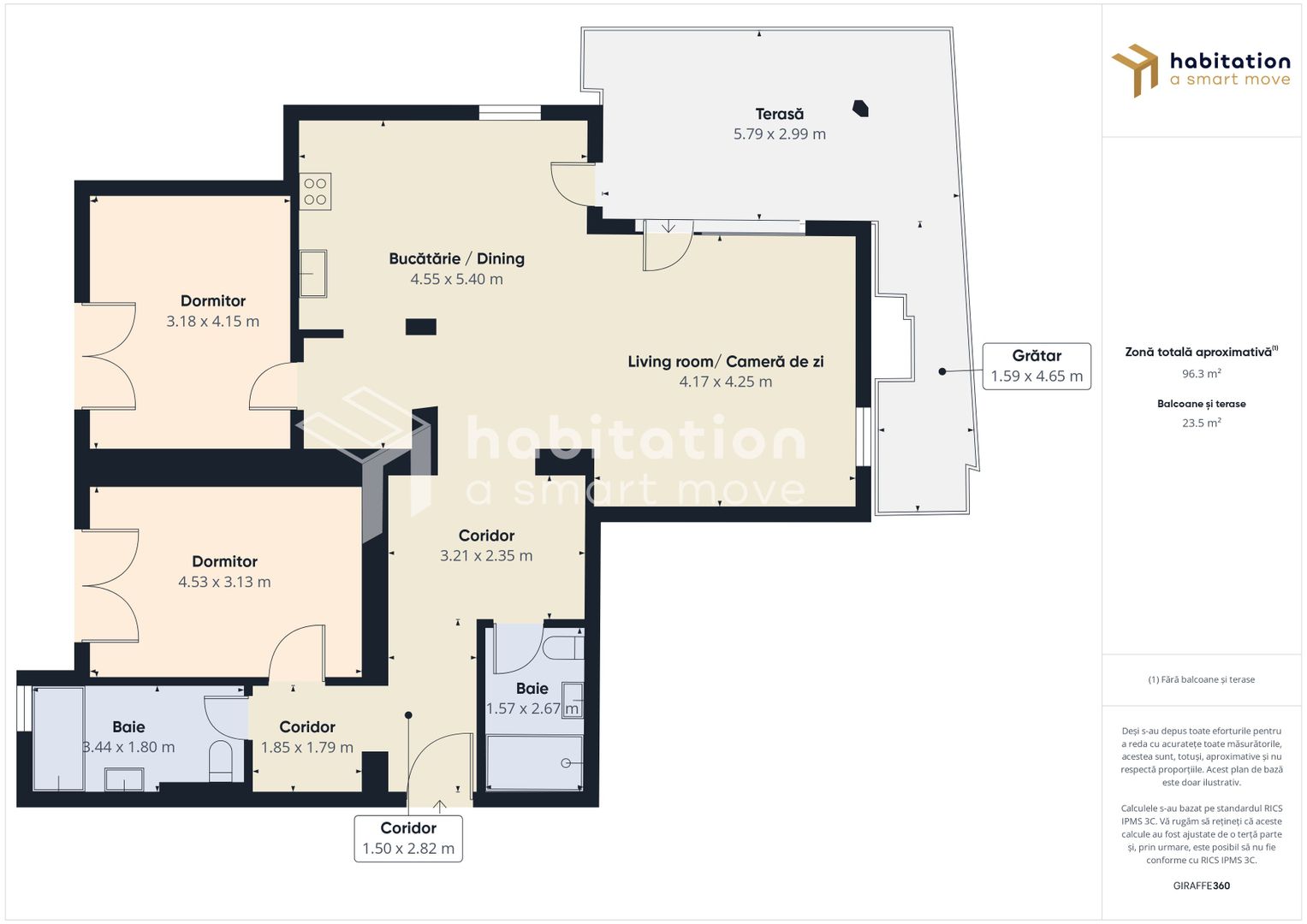 Apartament 3 camere, spațios si modern, la intrare in Dumbrăvița - Poză 35