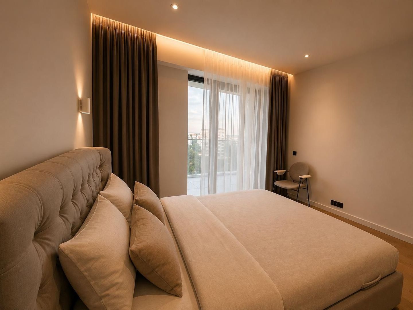 Apartament 3 camere cu terasă și vedere urbană | One Herăstrău Towers - Poză 10