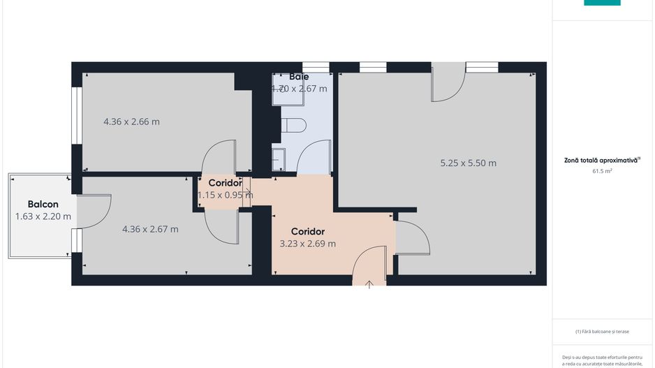 Apartament 3 Camere decomandat în Giroc - Poză 9