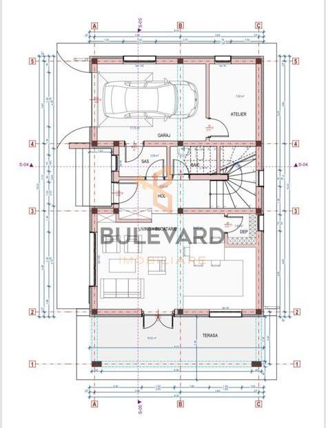 Casa individuala cu teren de 553 mp+spatiu com.in Gilau! - Schiță 15