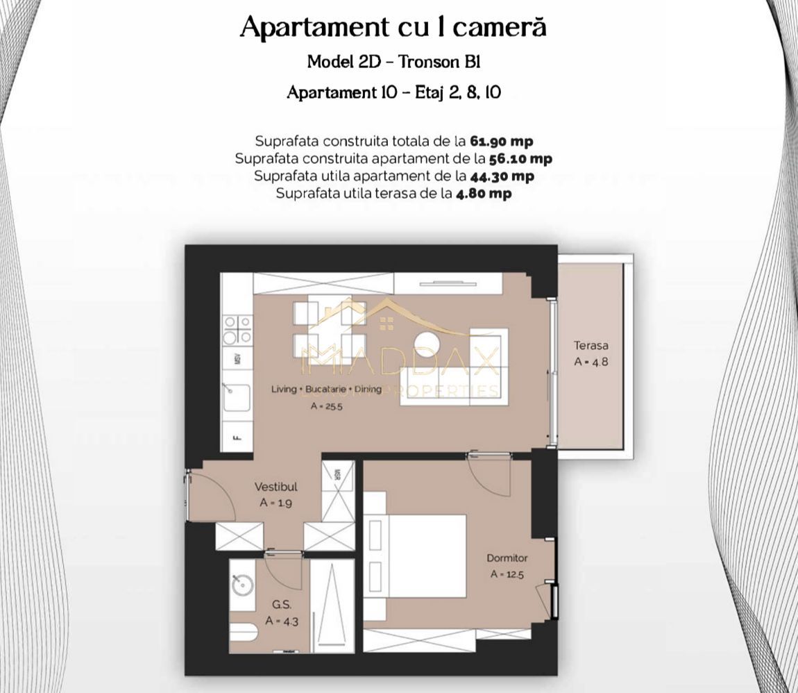 Proiect rezidențial // Apartamente 1-5 camere // Finalizare 2026 - Poză 22