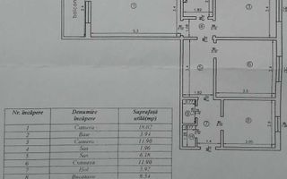 Apartament 3 camere, cartierul Alexandru cel Bun, etaj intermediar, vedere bulevard - Poză 7