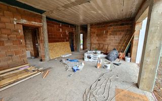 Casa nouă 123 mp utili, semifinisată, 535 mp teren, pod mansardabil - Poză 10