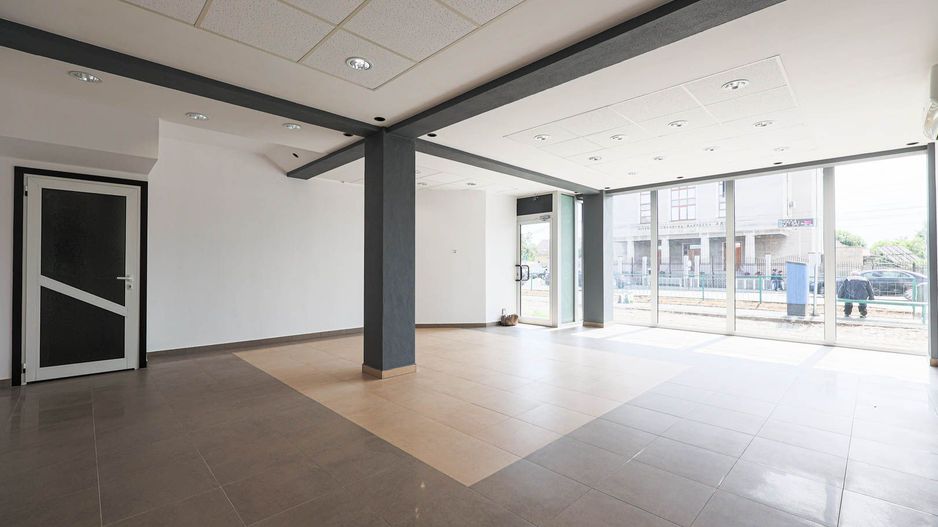 De închiriat spațiu comercial 85 mp în Grădiște – cu vitrină stradală - Poză 1