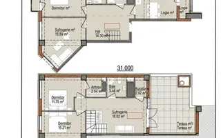 Vânzare penthouse 125 mp, amplasat pe str. Ceucari, Poșta Veche - Poză 20