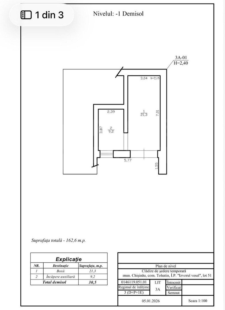 Vânzare, Hi-Tech, 2 nivele, 3 camere, strada Vielor, Tohatin - Poză 22