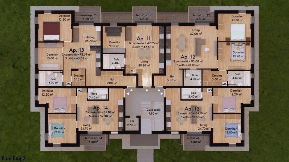 Satu Mare, Micro 17, Apartament 2 dormitoare in complex nou - Poză 1