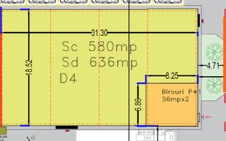 Spatiu industrial /depozitare 636 mp Mogosoaia, Ilfov - Poză 9