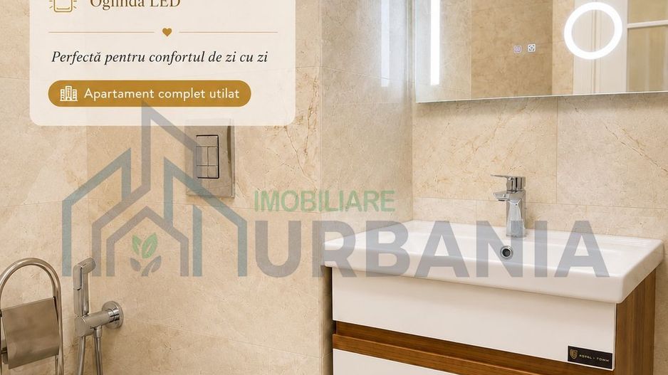 Apartament 1 cameră, 47 mp – Royal Town Iași | Bloc nou, primul chiriaș - Poză 9