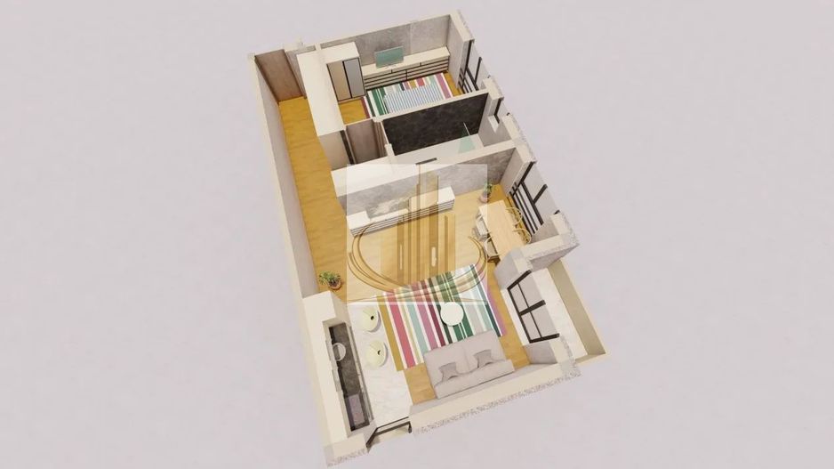 Apartament 2 camere Sânandrei, 55 mp, balcon, parcare inclusă - Poză 6