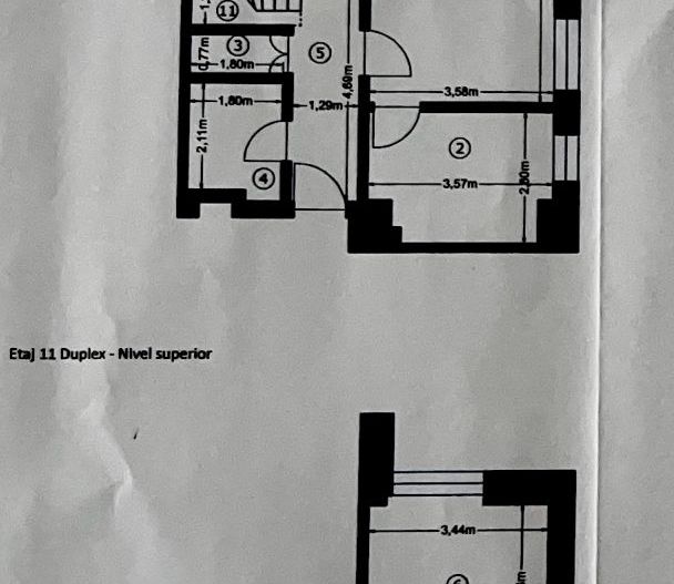 Apartament 3 camere tip penthouse Moghioroș Park | vedere panoramică - Schiță 29