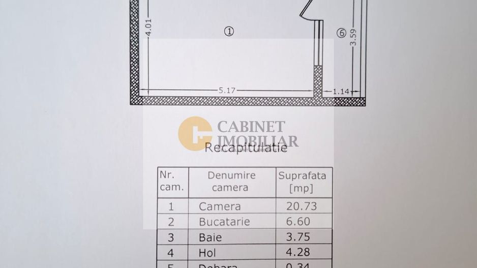 Apartament cu 1 camera I 40 mp I bd Decebal I 1990 - Poză 9