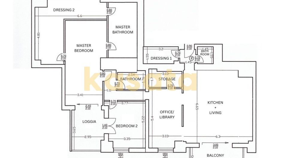 Apartament 4 camere | Premium | Upground | Panoramic Lake & City Views - Poză 51