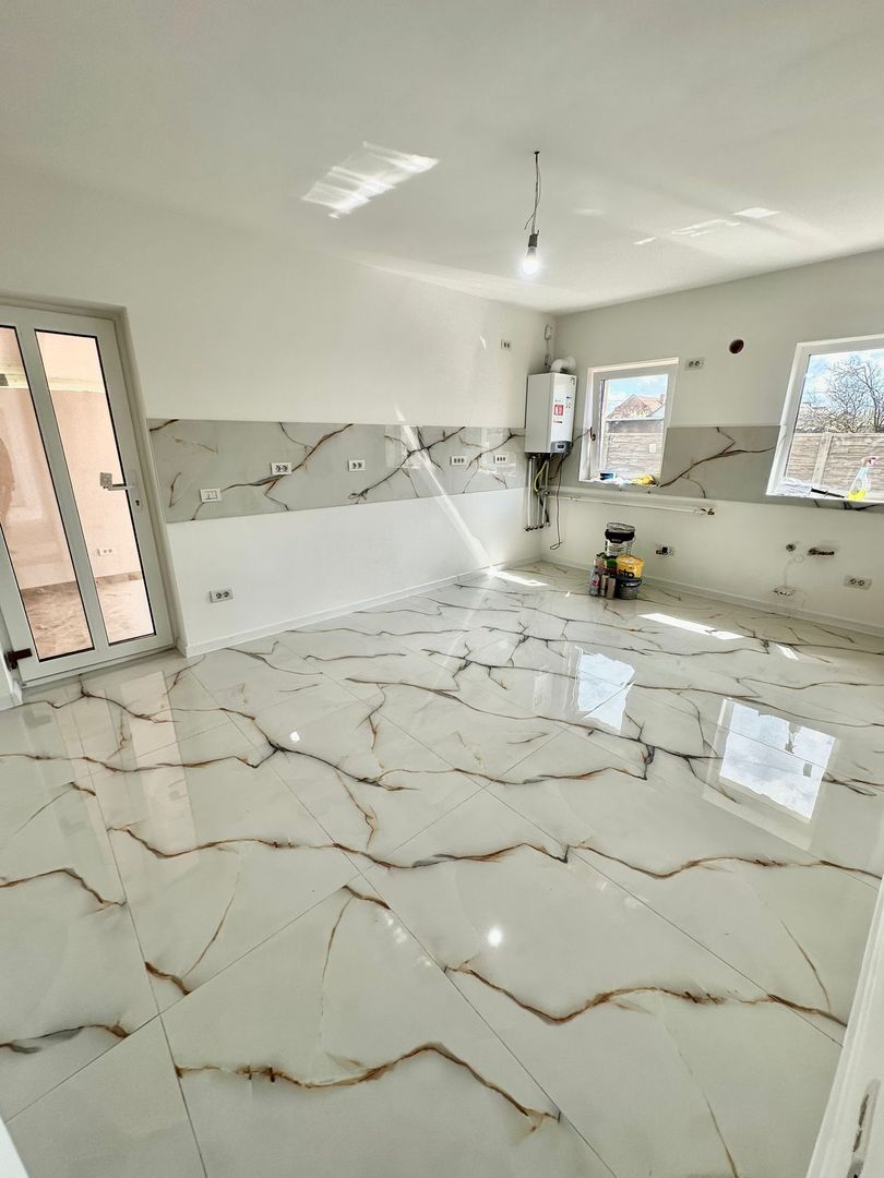 Individuala Parter Sanmihaiu Roman,4 Camere,2 Bai,Proiect Modern,Curte Amenajata - Poză 8