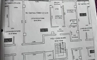 Apartament cu 3 camere 2 dormitoare 80 mp utili etaj 1 Doamna Stanca - Poză 14