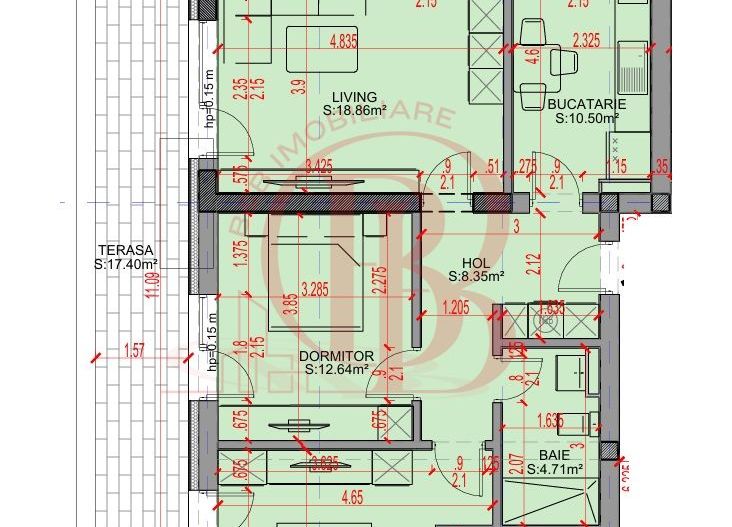 Apartament 3 camere Promo Loc Parcare Theodor Pallady - Schiță 2