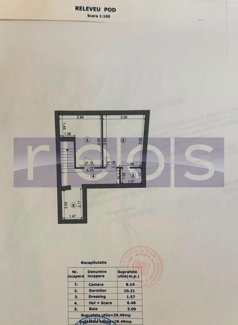 INCHIRIERE CASA INDIVIDUALA | MOBILATA-UTILATA | 85MP | UNIRII | CURTE - Schiță 44