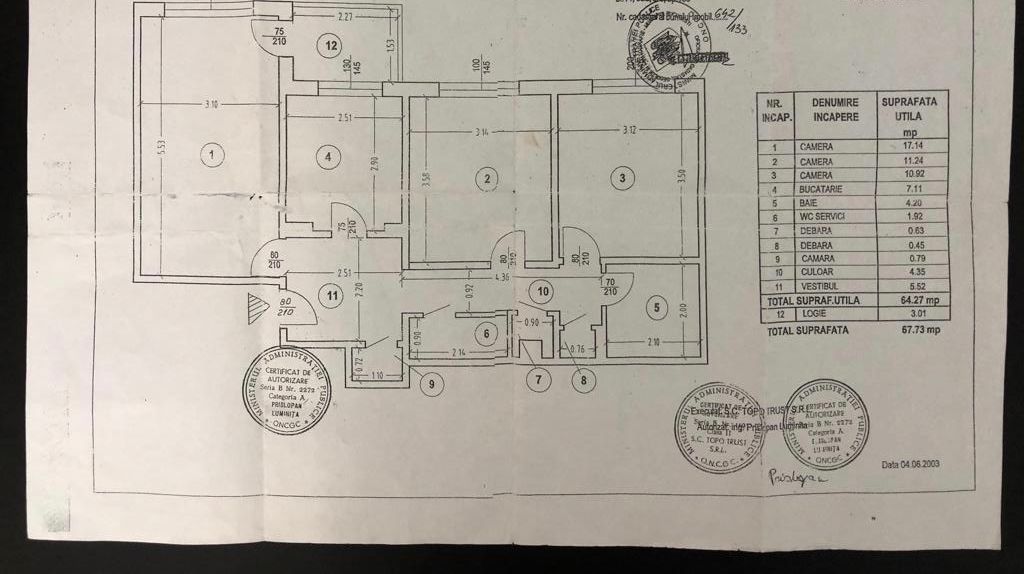 Apartament 3 camere de vanzare Rahova Comision 0 - Poză 2