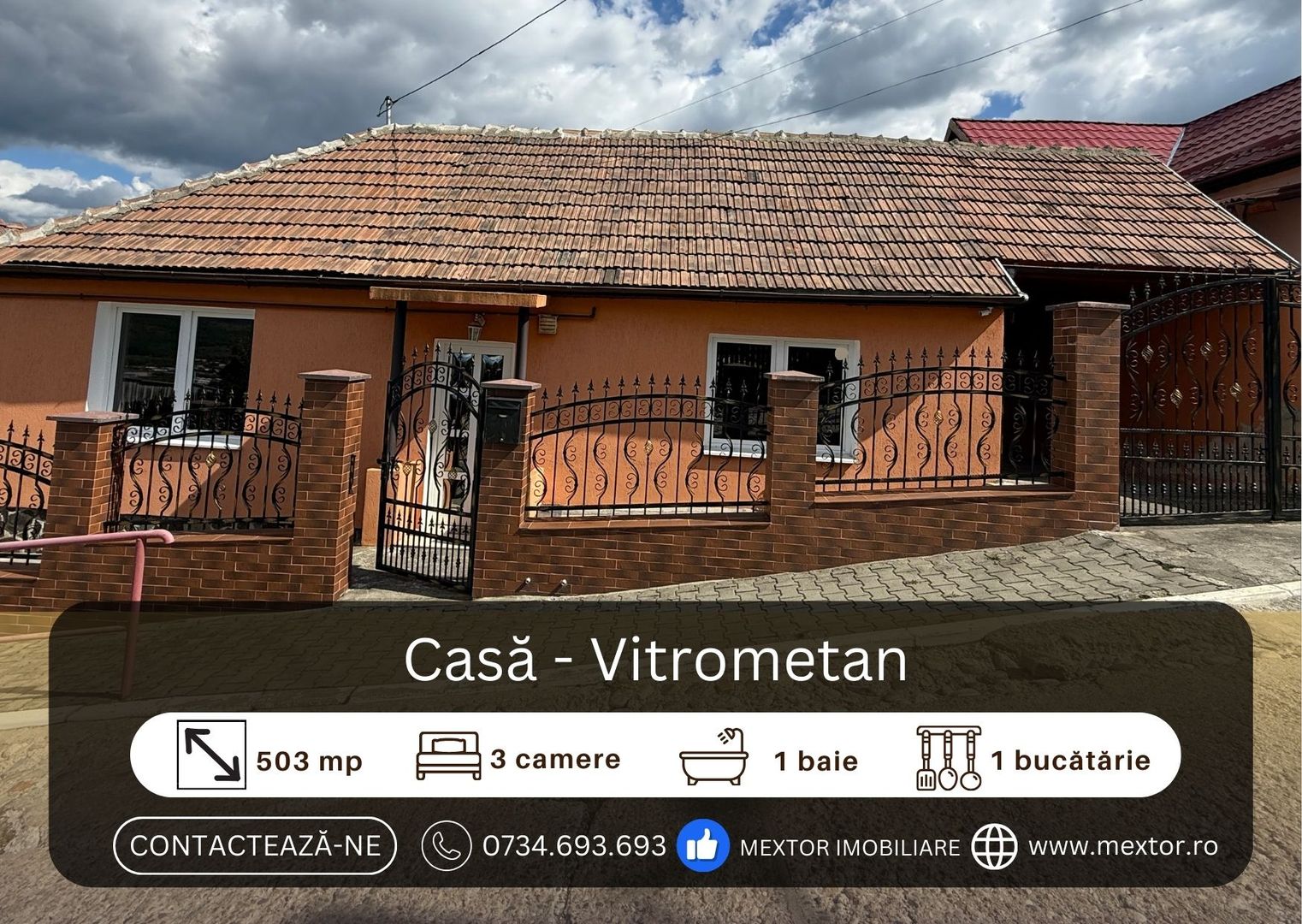 Casa de 3 camere, Medias. - Poză 1