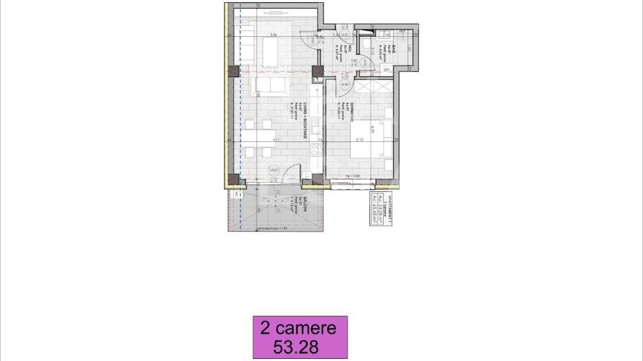 Vânzare, apartament, 2 camere, Iași - Poză 2