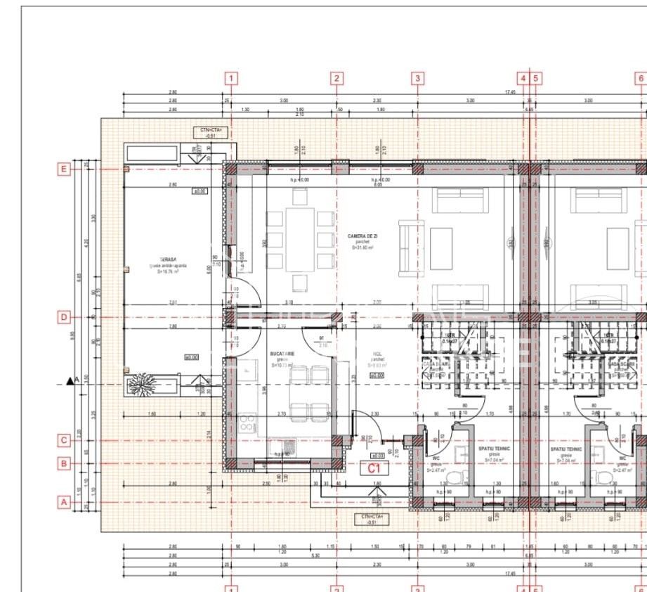 Duplex cu Modern cu 4 camere, in zona Triajului - Schiță 5