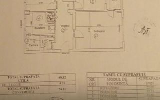 DE VANZARE | 3 CAMERE DECOMANDAT | CALEA CĂLĂRAȘILOR | METROU 5 MINUTE MUNCII - Schiță 12