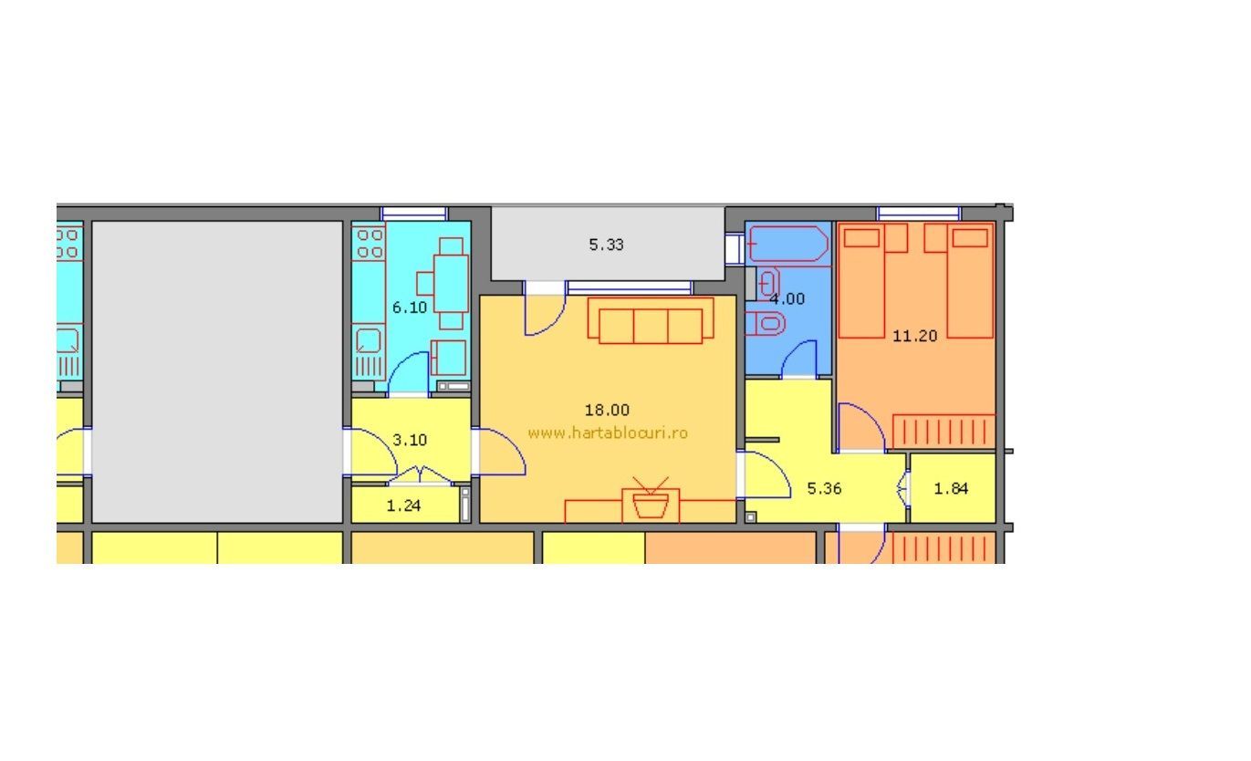 De vanzare Apartament 2 camere Gorjului - Poză 8