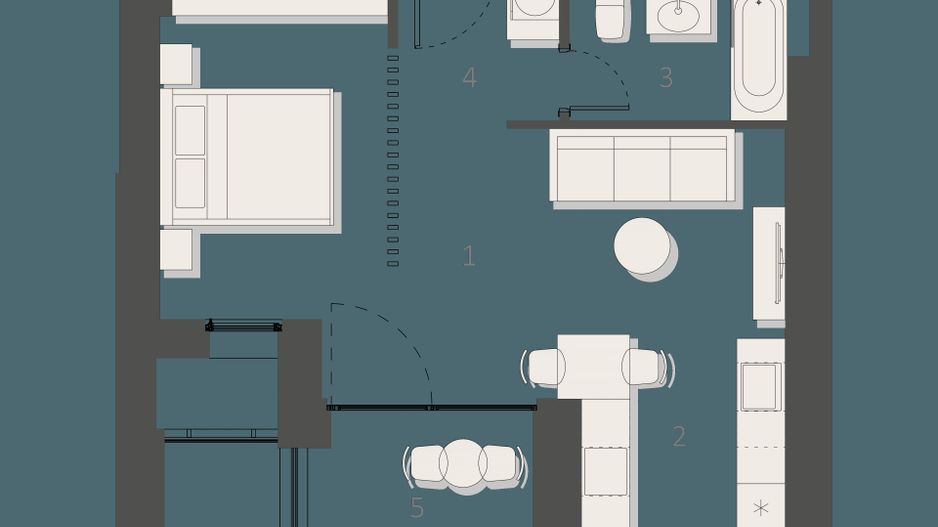 Studio de inchiriat - Pipera - Poză 9