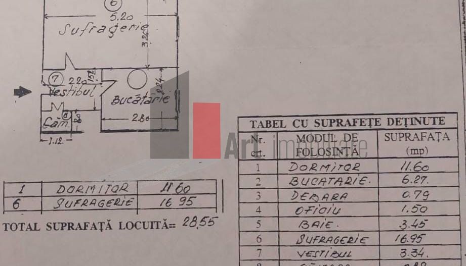 Vânzare apartament semidecomandat 2 camere Bd. Obregia - Poză 1