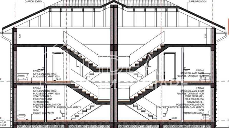 Duplex  Modern cu 6 camere, si teren de 270 mp, in Selimbar - Schiță 11