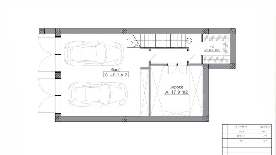 Vânzare, Proiect de 8 townhouse, str. Dumbrăviței, Hrușova, Criuleni - Poză 4