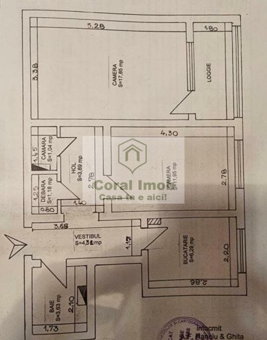 Vanzare apartament 2 camere 56mp Doamna Ghica - Poză 12