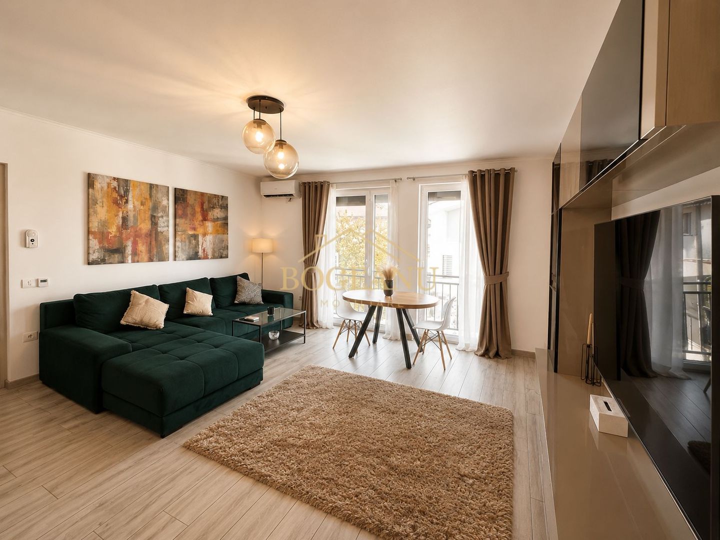 BG183-Apartament 3 camere Mobilat LUX  74 mp Utili | Garaj-COMISION 0% - Poză 2