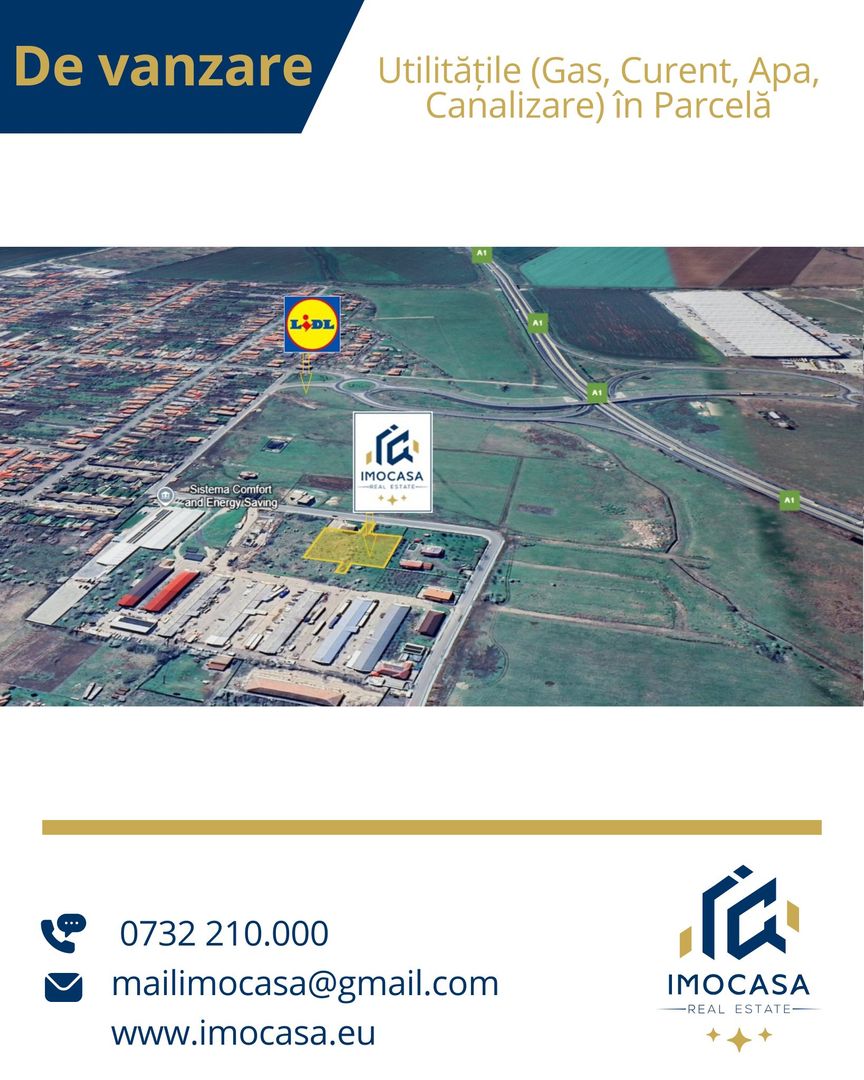 Oportunitate Teren intravilan P+4 de vânzare 3500 mp, utilități Arad - Poză 2